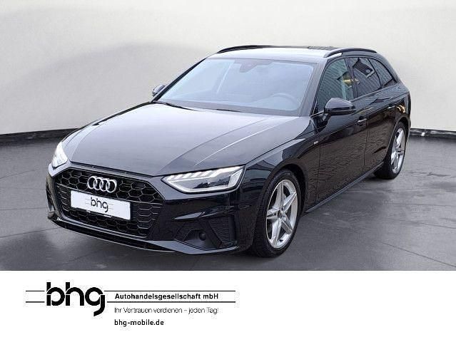 Schwarz Gebraucht 2021 Audi A4 S-Line Kombi | 24.349 € (Superpreis) - Bild 1/4