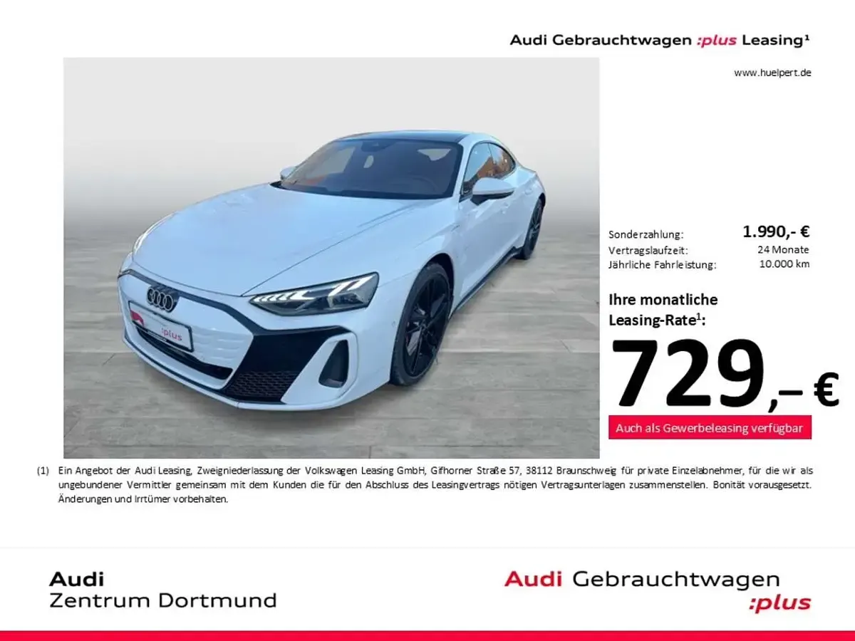 Second-hand Audi e-tron GT quattro Ambiente 500 kW (680 CP) 2025 Alb Berlinǎ