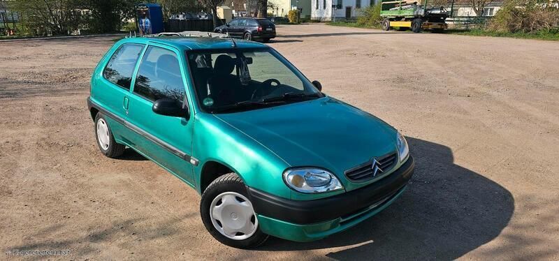Grün Gebraucht 1999 Citroën Saxo Kleinwagen | 1.000 € (Etwas zu teuer) - Bild 1/4