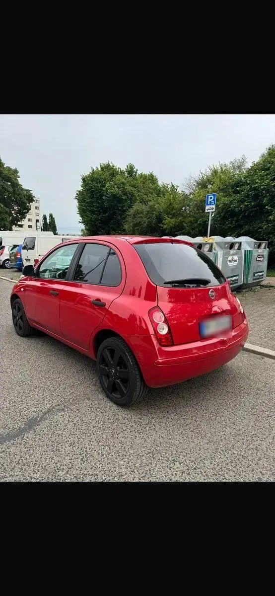 Gebraucht Nissan Micra Visia 65 PS (47 kW) 2009 Rot Limousine