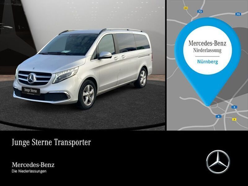 Silber Gebraucht 2022 Mercedes V300 Avantgarde Edition Van / Kleinbus | 53.980 € (Superpreis) - Bild 1/4