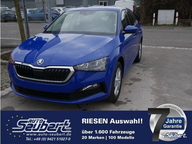 Blau Gebraucht 2019 Skoda Scala Ambition Kleinwagen | 15.590 € (Guter Preis) - Bild 1/4