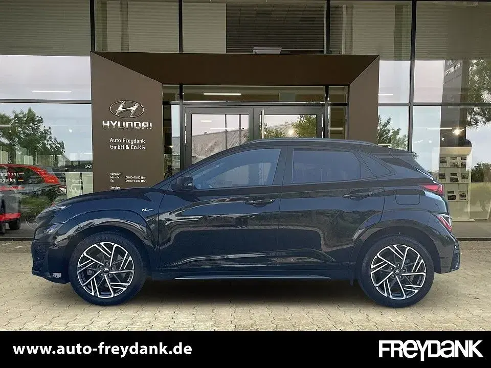 Gebraucht Hyundai Kona N Line 199 PS (146 kW) 2023 Phantom black / mic SUV