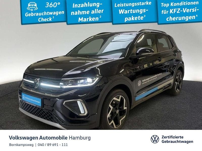 2t deep black perleffekt Gebraucht 2025 VW T-Cross R-line SUV | 33.777 € - Bild 1/3