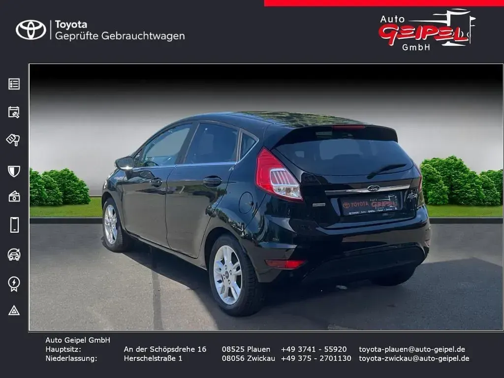 Gebraucht Ford Fiesta Titanium 125 PS (91 kW) 2017 Schwarz Kleinwagen