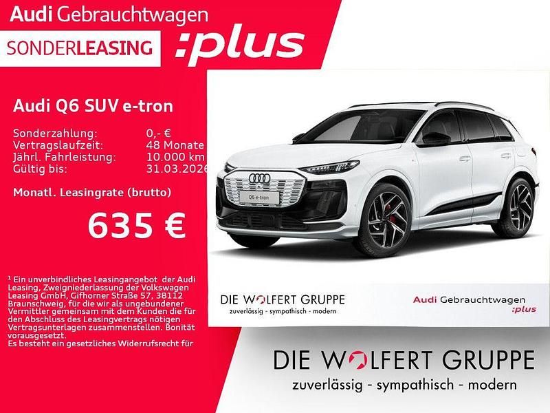 Gebraucht Audi Q6 e-tron Ambiente 284 kW (387 PS) 2025 Gletscherweiß metallic SUV