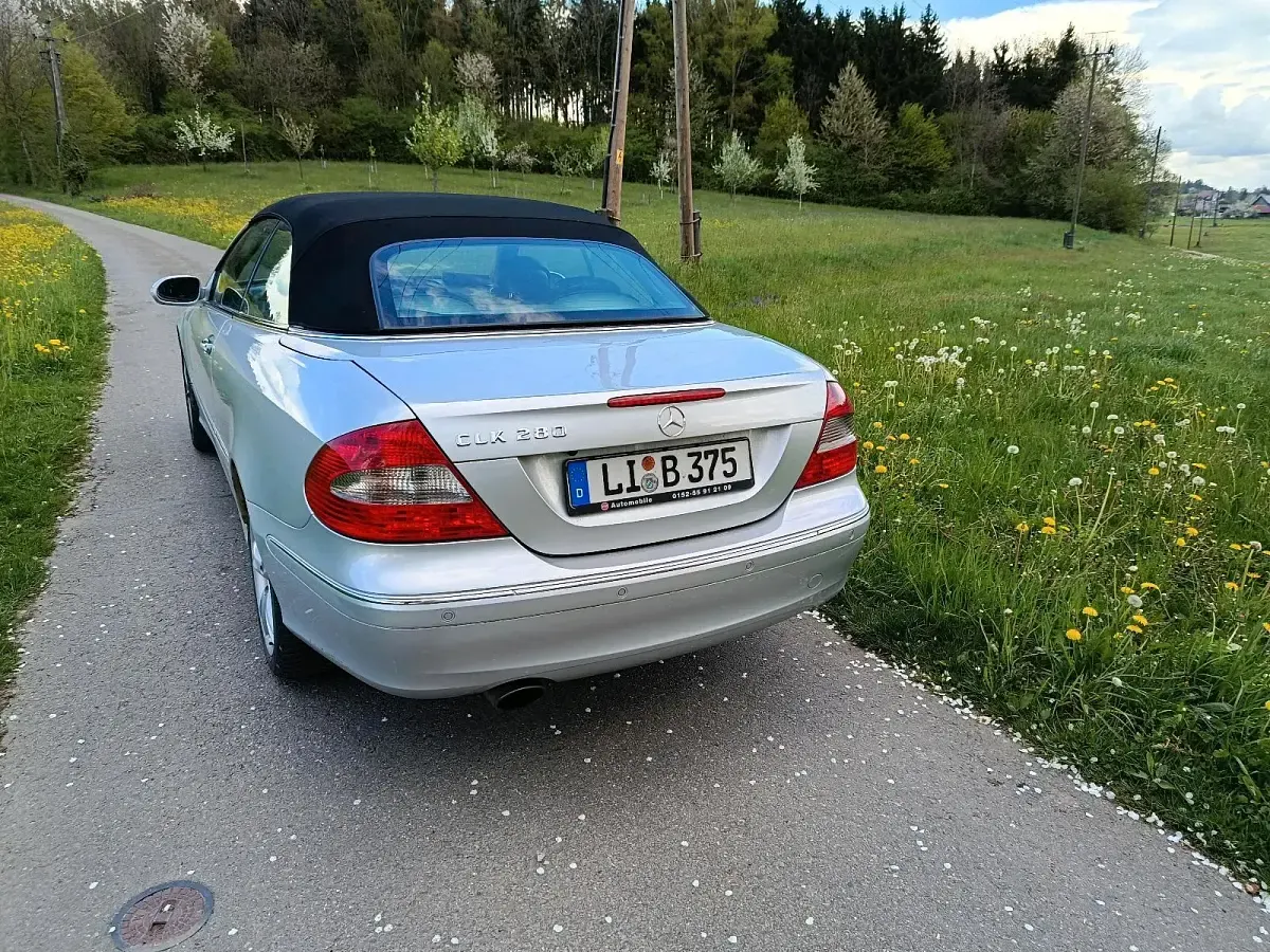 Gebraucht Mercedes CLK280 231 PS (169 kW) 2006 Silber Cabrio