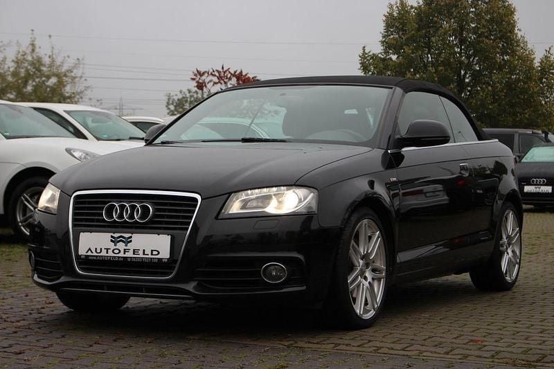 Schwarz Gebraucht 2008 Audi A3 Cabriolet S-Line Cabrio | 7.650 € (Etwas zu teuer) - Bild 1/4
