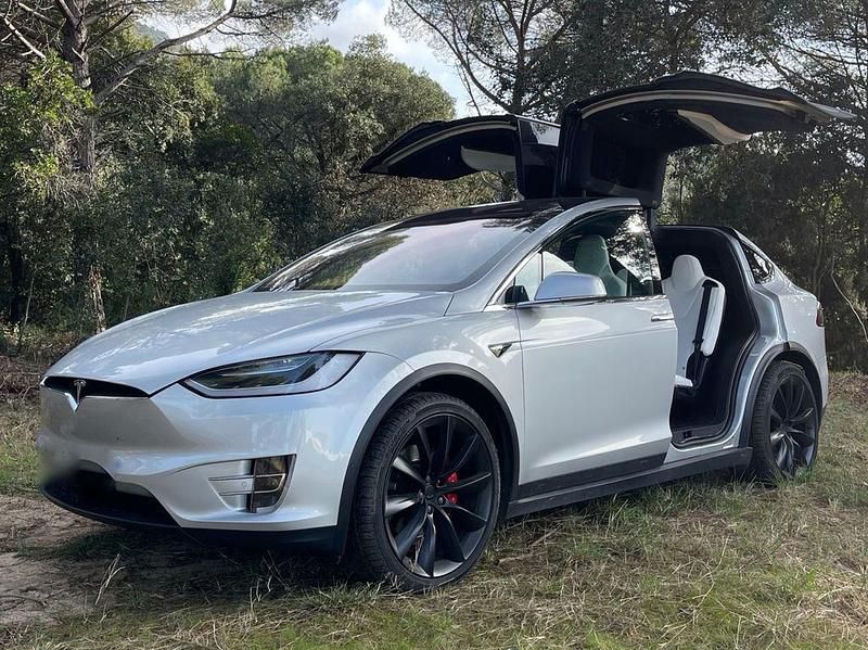 Silber Gebraucht 2019 Tesla Model X SUV | 58.000 € (Fairer Preis) - Bild 1/4