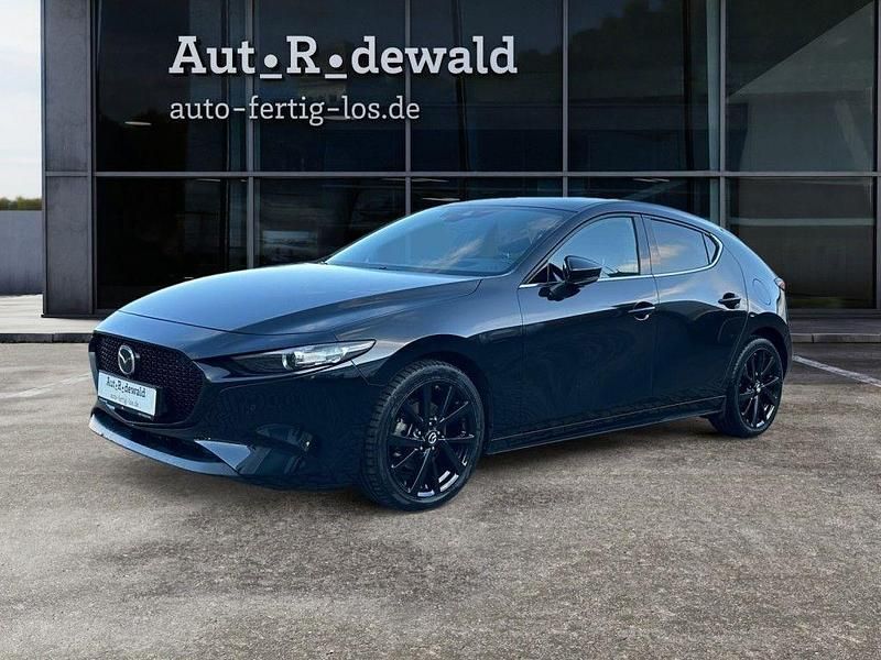 Schwarz Gebraucht 2022 Mazda 3 Homura-Line Limousine | 20.990 € (Fairer Preis) - Bild 1/4