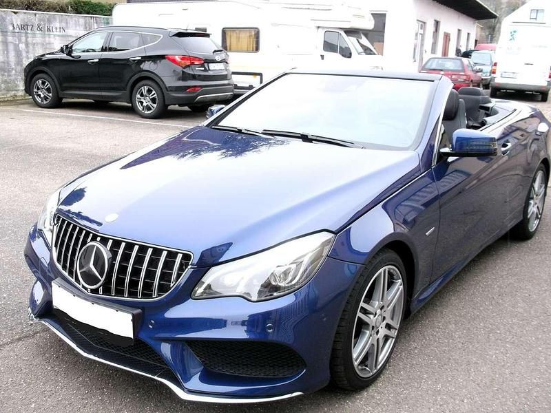 Blau Gebraucht 2016 Mercedes E400 Sport Edition Cabrio | 39.900 € (Fairer Preis) - Bild 1/4