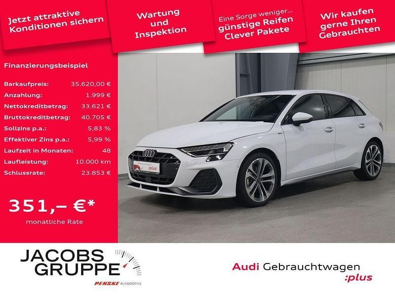 Gebraucht Audi A3 S-Line 150 PS (110 kW) 2025 Gletscherweiß metallic Limousine