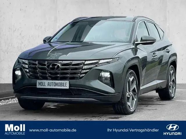 Amazon grey / met Gebraucht 2021 Hyundai Tucson Basis SUV | 25.980 € (Guter Preis) - Bild 1/4