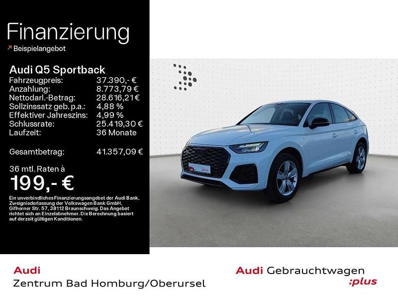 Gletscherweiß metallic Gebraucht 2021 Audi Q5 Edition .1 SUV | 37.390 € (Superpreis) - Bild 1/4