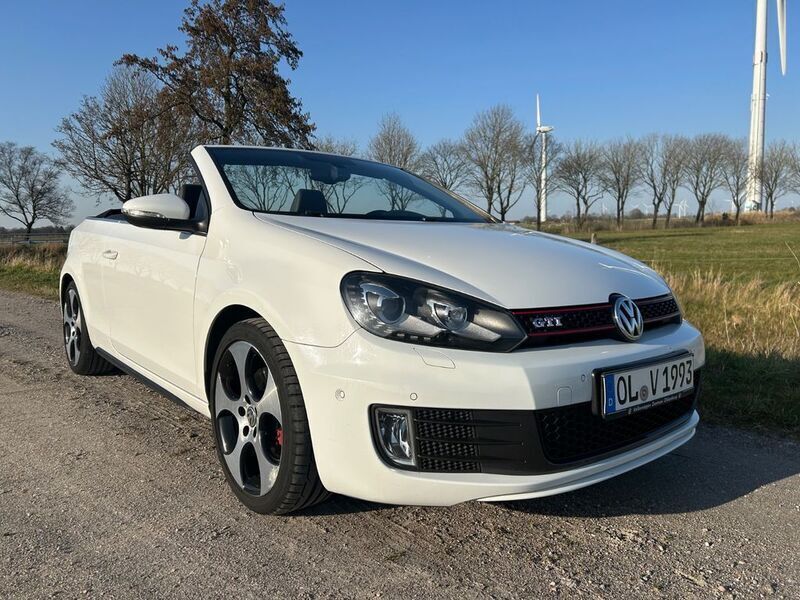 Weiß Gebraucht 2012 VW Golf Cabriolet GTI Cabrio | 13.499 € (Teuer) - Bild 1/4