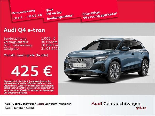 Blau Gebraucht 2024 Audi Q4 e-tron Advanced SUV | 45.181 € (Etwas zu teuer) - Bild 1/1