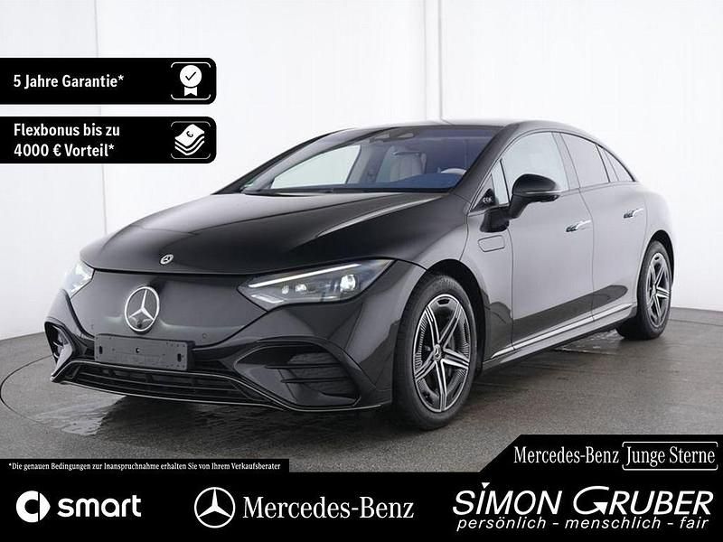 Lack obsidianschwarz (metallic) Gebraucht 2024 Mercedes EQE500 AMG Limousine | 64.900 € (Etwas zu teuer) - Bild 1/4