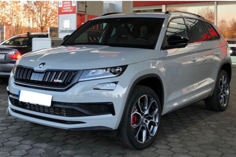 Grau Gebraucht 2020 Skoda Kodiaq RS SUV | 30.100 € (Superpreis) - Bild 1/4