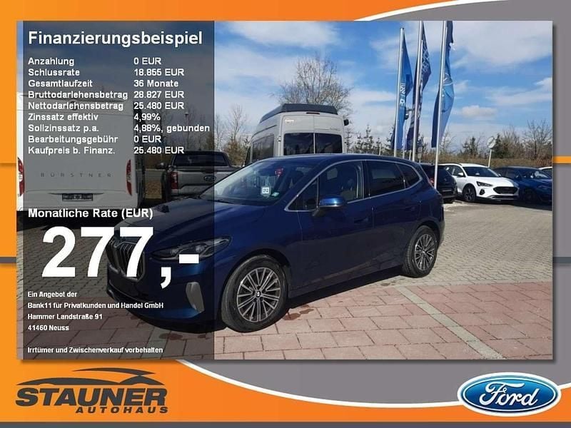 Phytonicblau metallic Gebraucht 2023 BMW 218 Active Tourer Luxury Line Van / Kleinbus | 25.780 € (Guter Preis) - Bild 1/4