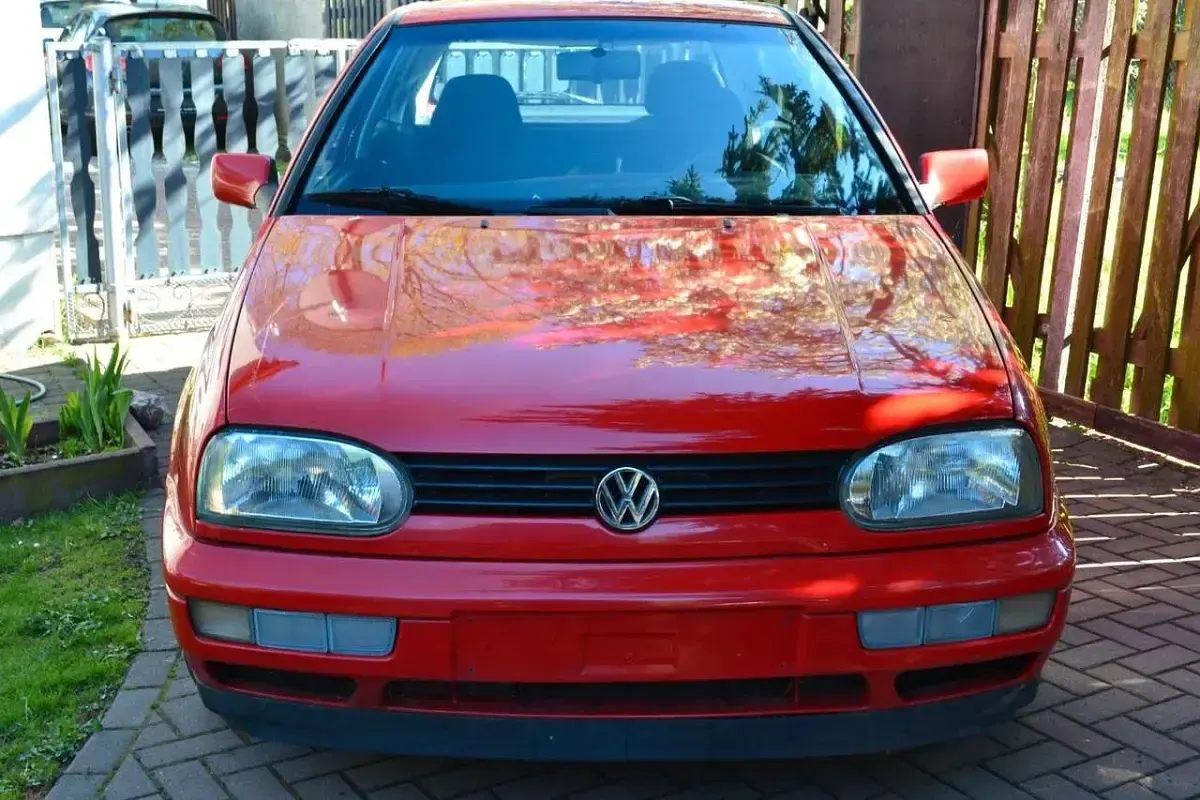 Gebraucht VW Golf III 60 PS (44 kW) 1997 Rot Kleinwagen