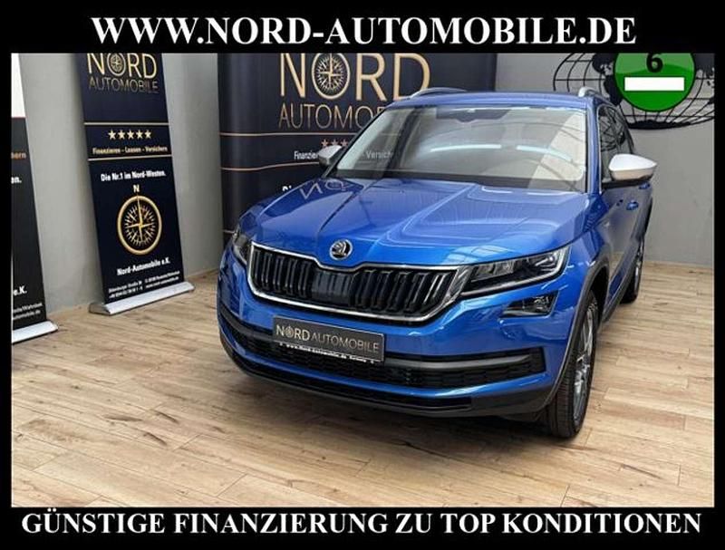 Raceblau metallic (metallic) Gebraucht 2021 Skoda Kodiaq Scout 4x4 SUV | 31.990 € (Fairer Preis) - Bild 1/3