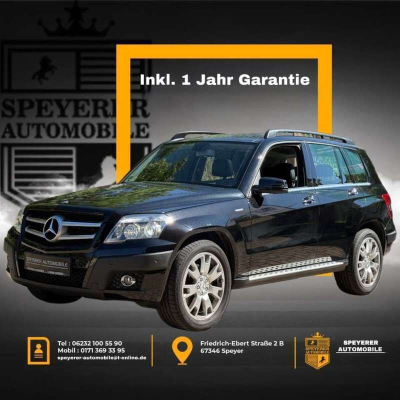 Obsidianschwarz metalliclack Gebraucht 2009 Mercedes GLK220 SUV | 19.480 € (Teuer) - Bild 1/4