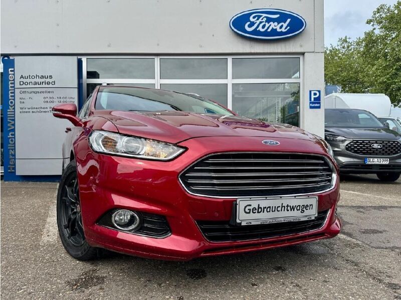 Rubyrot (metallic) Gebraucht 2019 Ford Mondeo Titanium Kombi | 13.990 € (Fairer Preis) - Bild 1/4