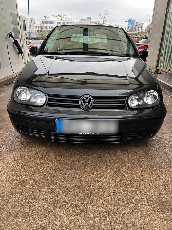 Schwarz Gebraucht 1998 VW Golf Cabriolet Cabrio | 1.490 € (Superpreis) - Bild 1/4