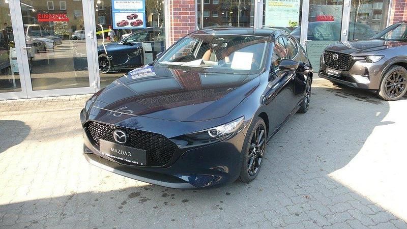 Neu Mazda 3 Nagisa 140 PS (102 kW) 2026 Deep crystal blue Limousine