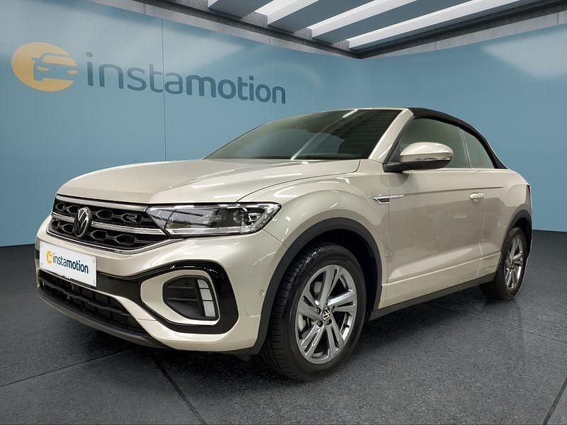 Schwarz Gebraucht 2025 VW T-Roc Cabriolet Cabrio | 37.449 € (Fairer Preis) - Bild 1/4