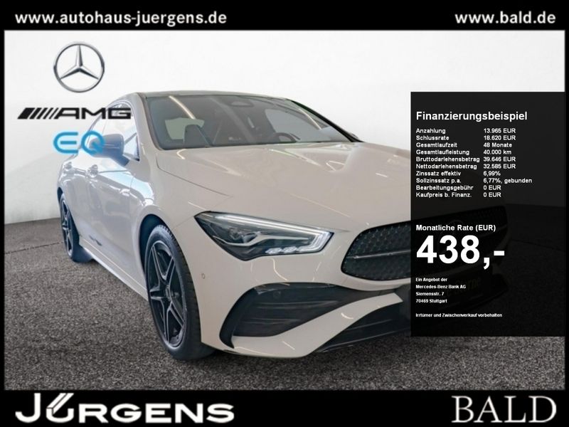 Weiss polarweiss Gebraucht 2024 Mercedes CLA250 AMG Limousine | 47.840 € (Teuer) - Bild 1/4