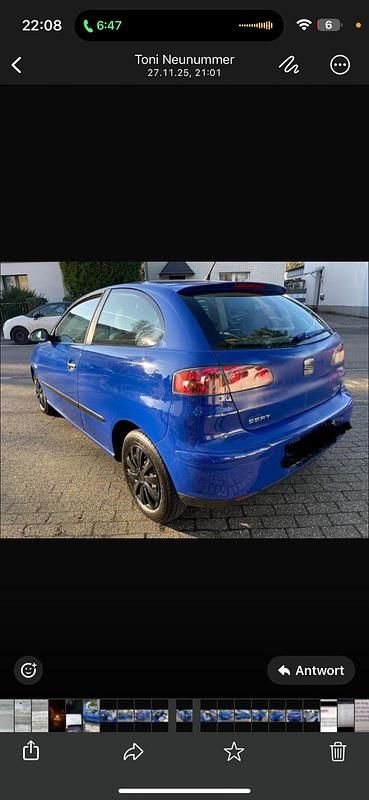 Gebraucht Seat Ibiza 75 PS (55 kW) 2003 Blau Kleinwagen