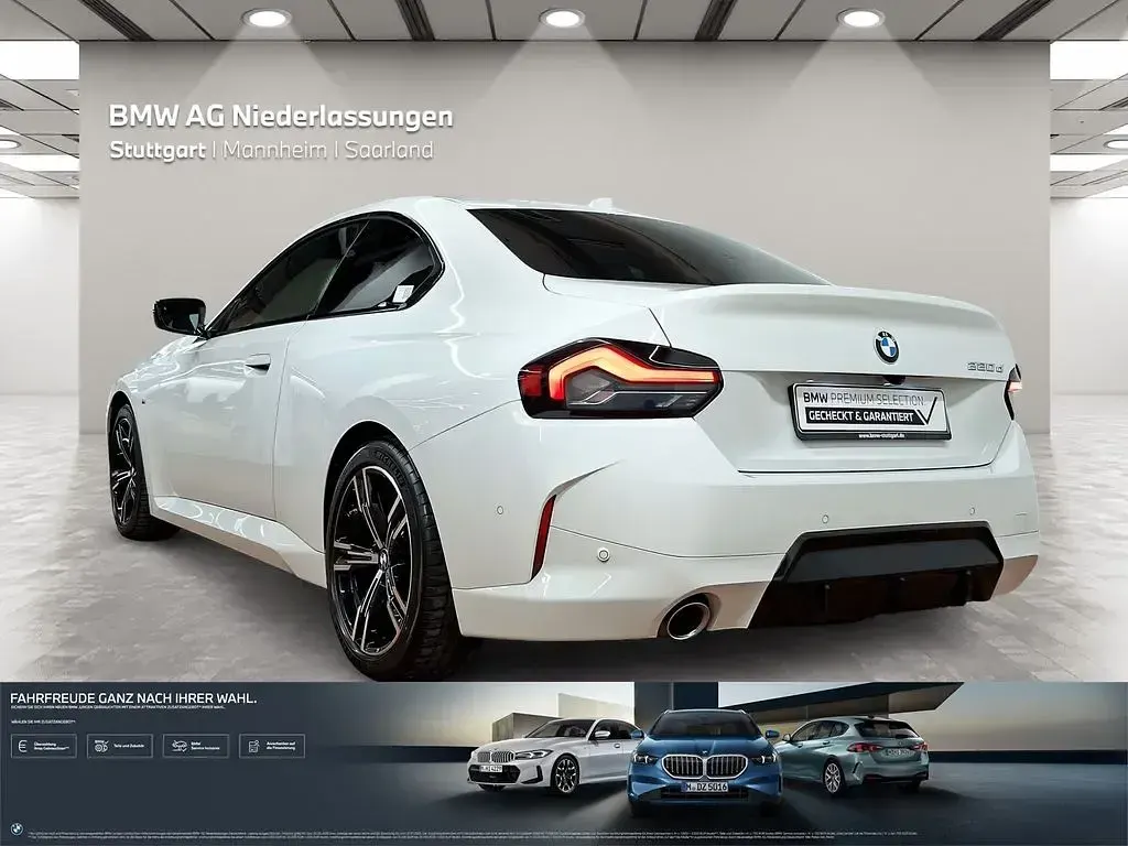 Gebraucht BMW 220 M Sport 190 PS (139 kW) 2024 Weiß Coupé