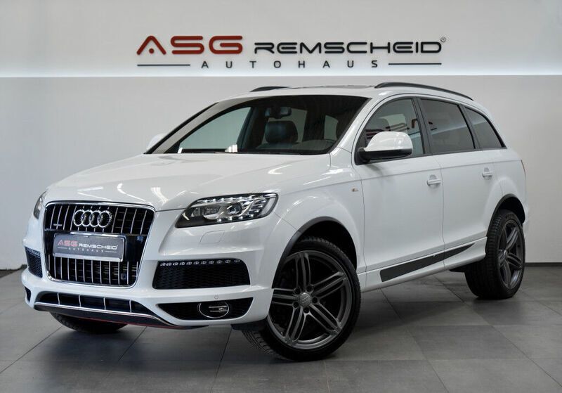 Weiß Gebraucht 2015 Audi Q7 S-Line SUV | 29.990 € (Teuer) - Bild 1/3