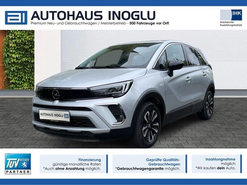 Grau silber/grau metallic (metallic) Gebraucht 2024 Opel Crossland Elegance SUV | 17.480 € (Superpreis) - Bild 1/4