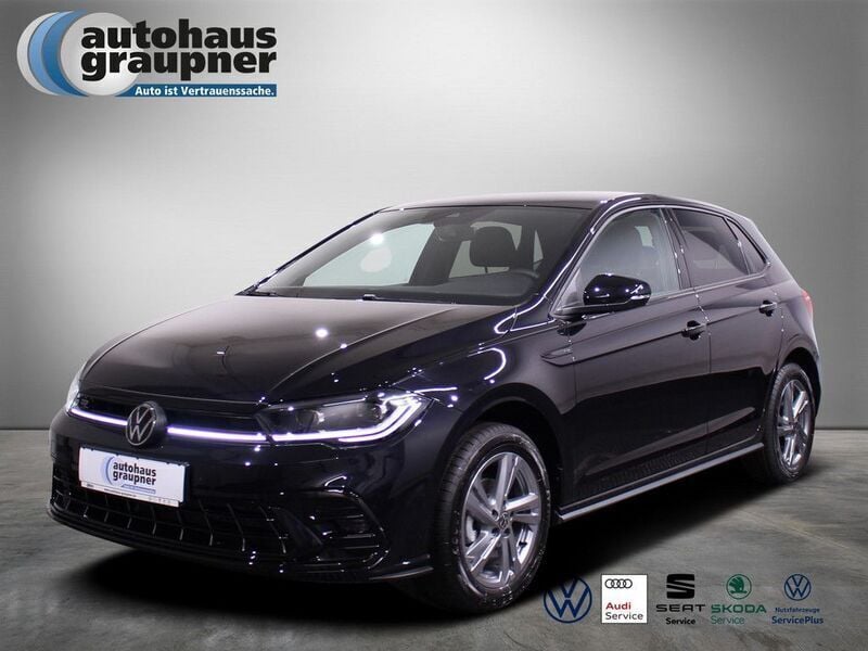 Schwarz Gebraucht 2024 VW Polo R-line Kleinwagen | 20.222 € (Superpreis) - Bild 1/4