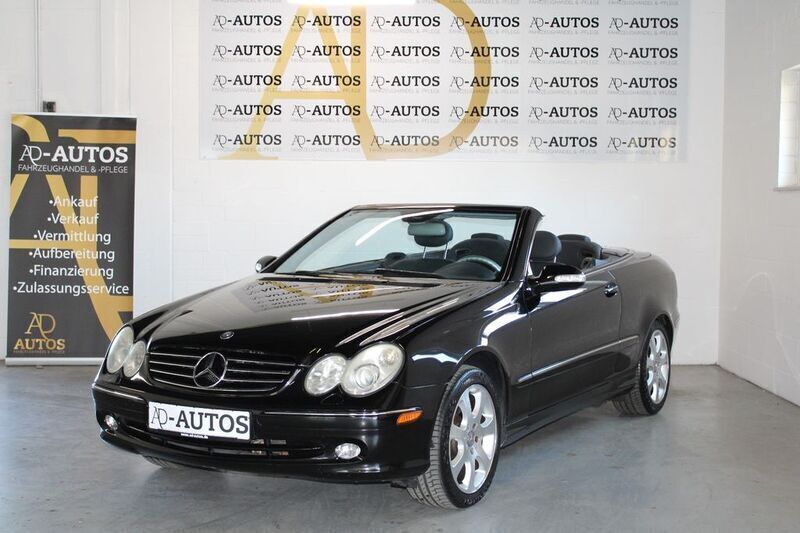 Schwarz Gebraucht 2004 Mercedes CLK320 Avantgarde Cabrio | 10.490 € (Guter Preis) - Bild 1/4