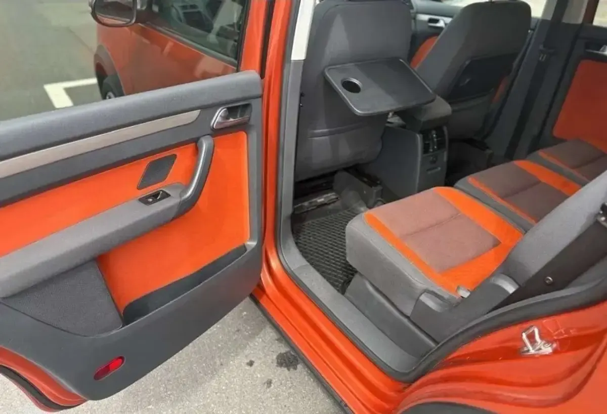 Gebraucht VW Touran Cross 140 PS (102 kW) 2008 Orange Van / Kleinbus