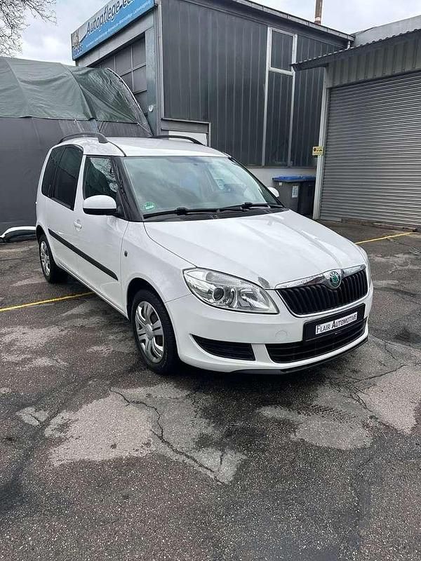 Gebraucht Skoda Roomster Plus Edition 86 PS (63 kW) 2013 Weiß Van / Kleinbus