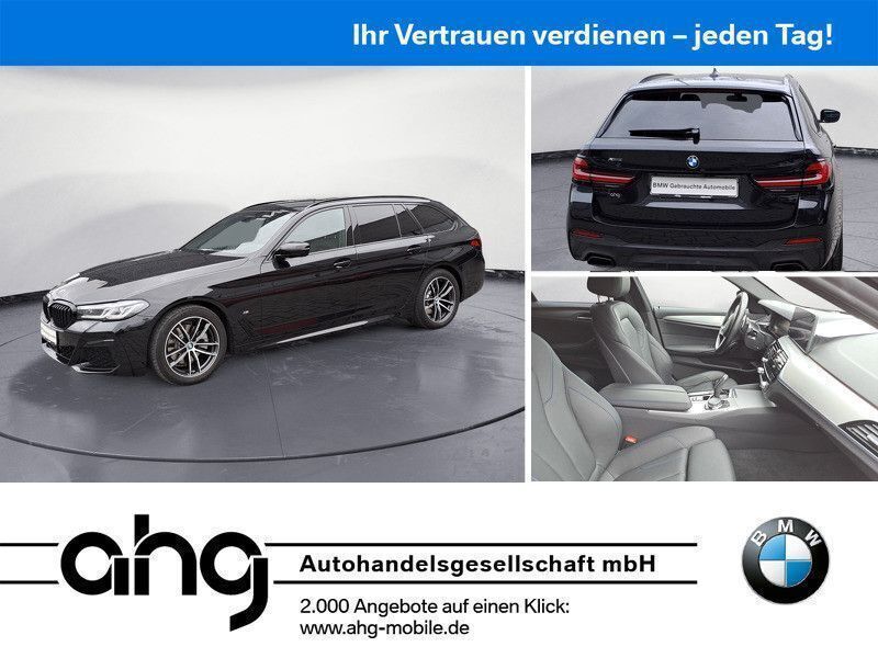 Schwarz Gebraucht 2022 BMW 520 M Sport Kombi | 38.850 € (Etwas zu teuer) - Bild 1/4