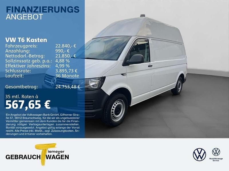 Gebraucht VW T6.1 102 PS (75 kW) 2020 Candyweiß Van