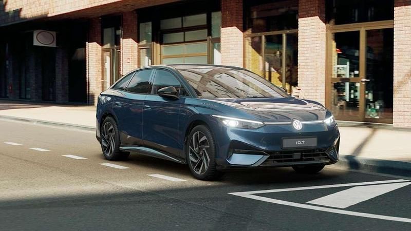 Neu VW ID.7 Pro 210 kW (286 PS) 2025 Aquamarinblau schwarz Kleinwagen