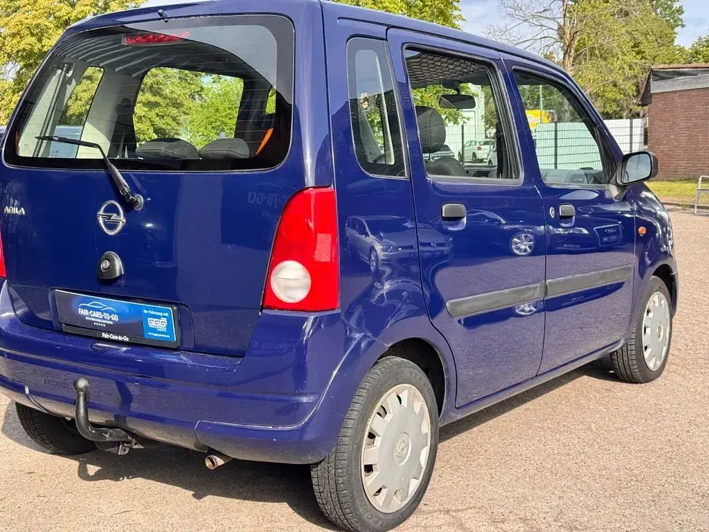 Gebraucht Opel Agila Edition 60 PS (44 kW) 2004 Blau Van / Kleinbus