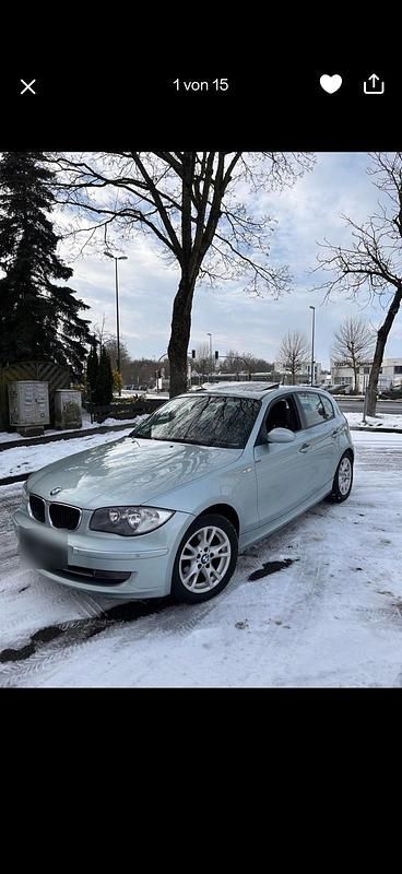 Usata BMW 116 122 CV (89 kW) 2009 Blu Utilitaria