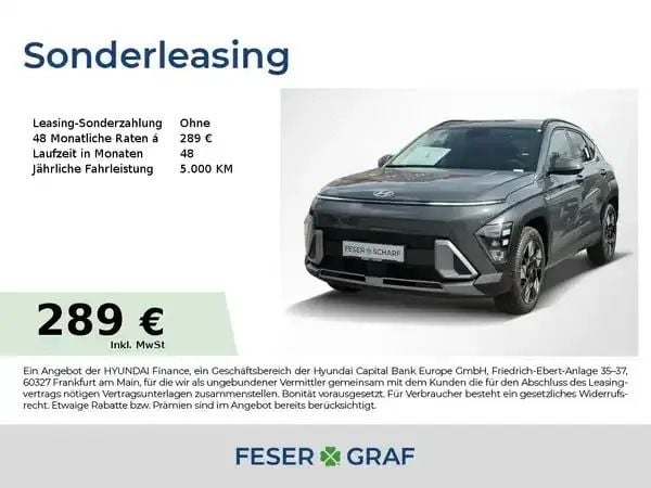 Ecotronic grey Neu 2025 Hyundai Kona Trend SUV | 29.450 € (Fairer Preis) - Bild 1/4