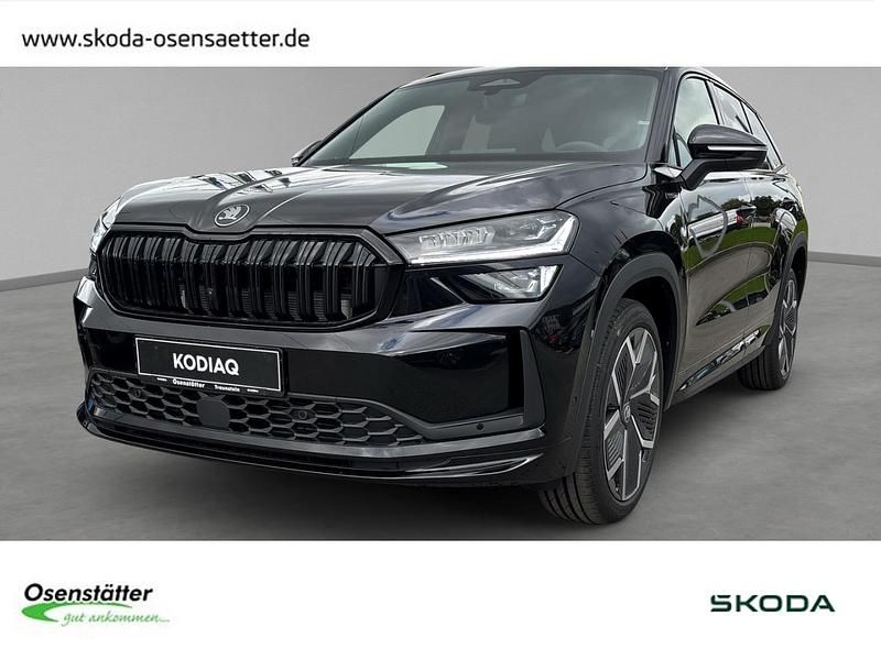 Schwarz Neu 2025 Skoda Kodiaq SportLine SUV | 58.799 € (Teuer) - Bild 1/4