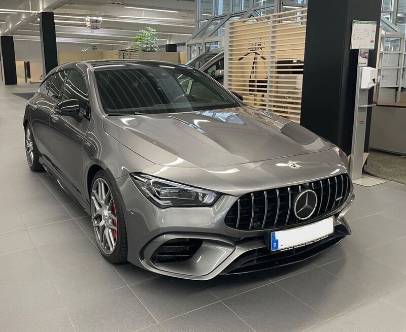 Grau Gebraucht 2021 Mercedes CLA45 AMG Shooting Brake AMG Kombi | 45.900 € (Guter Preis) - Bild 1/3