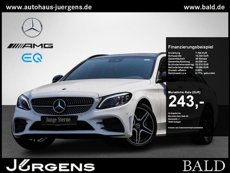 Unilack polarweiß Gebraucht 2019 Mercedes C200 AMG Kombi | 25.850 € (Etwas zu teuer) - Bild 1/4
