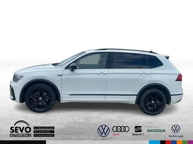 Gebraucht VW Tiguan Allspace Highline 190 PS (139 kW) 2019 Pure white SUV