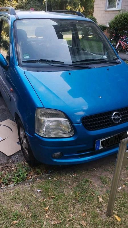 Blau Gebraucht 2001 Opel Agila Kleinwagen | 1.400 € (Fairer Preis) - Bild 1/4